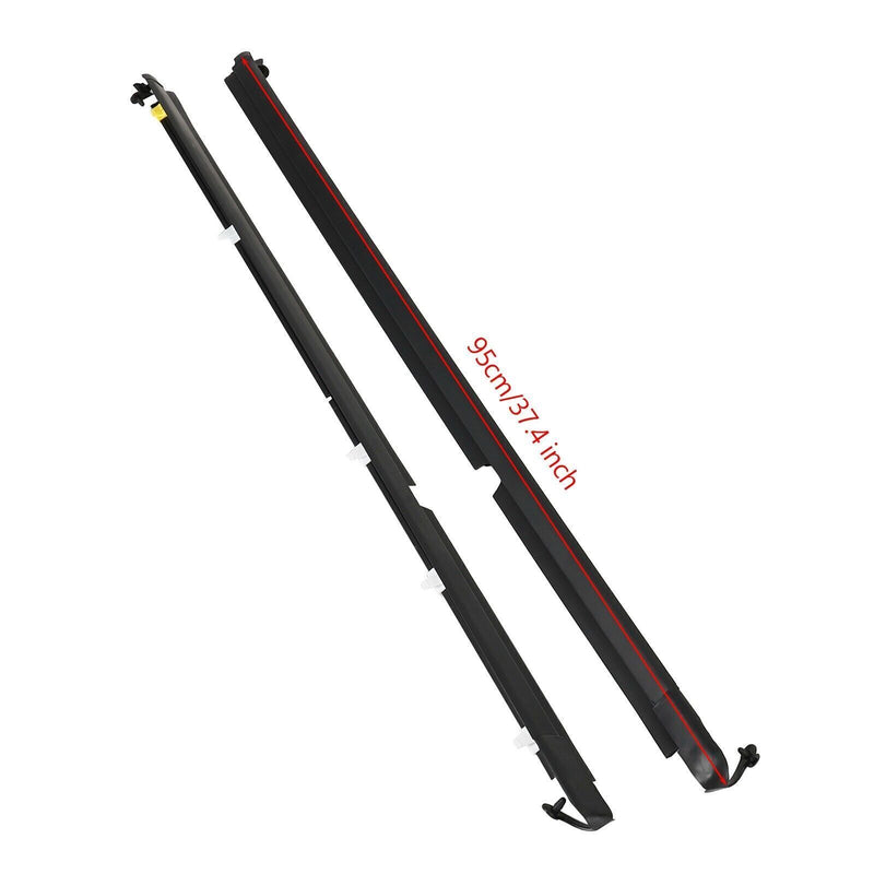 DURAFORCE Left & Right Door Glass Window Weatherstrip Seals Set For Mazda Miata 2002 LS