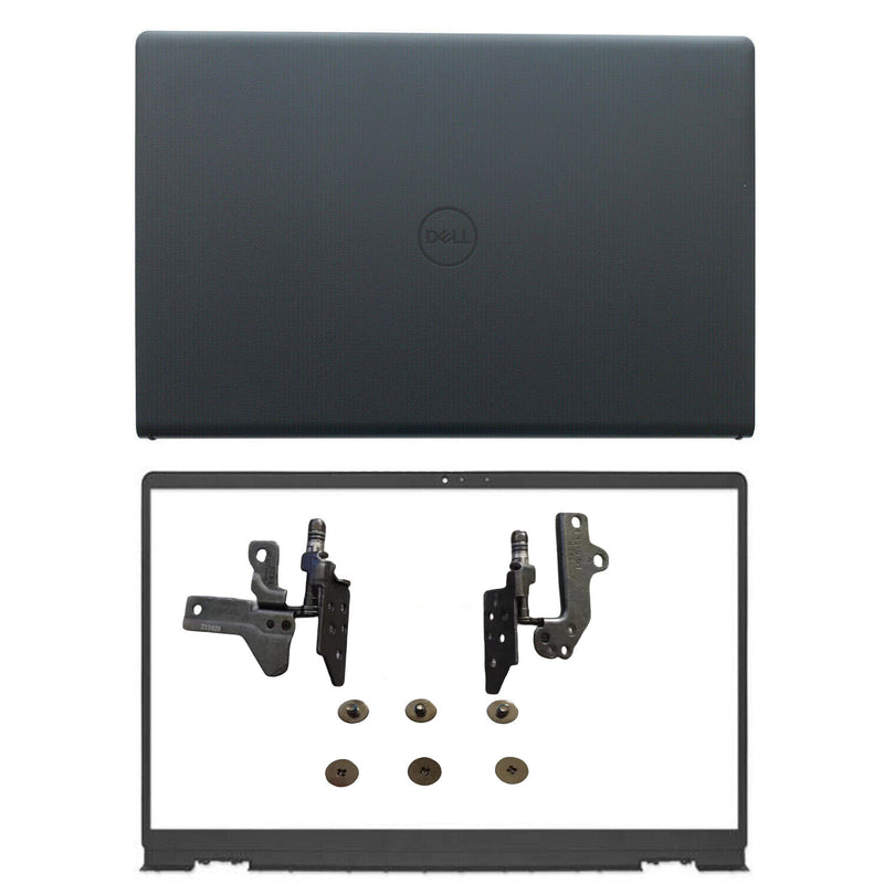 DURAFORCE Top Back Cover Bezel Hinges Screws For Dell Inspiron 15 3510 3511 3515 3525 3520