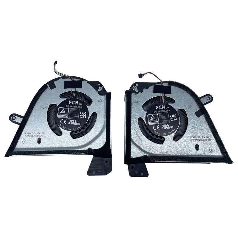 DURAFORCE CPU GPU Cooling Fan Fits For ASUS Zephyrus M16 GU603HM GU603HR