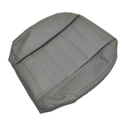 DURAFORCE Driver Side Bottom Leather Seat Cover Gray For Hummer H2 2003 2004 2005 - 2007