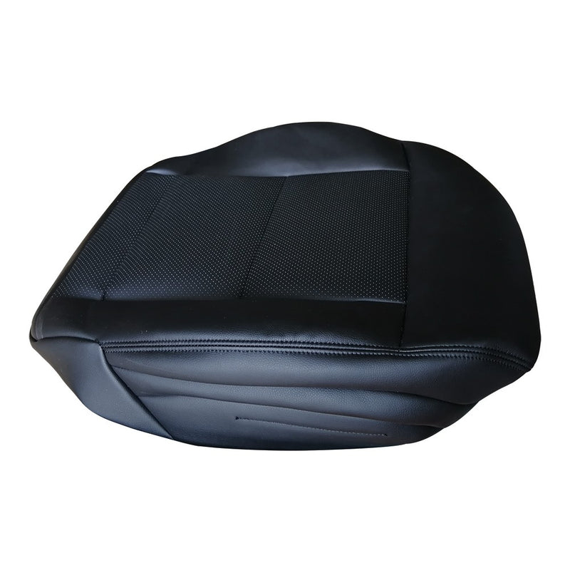 DURAFORCE For 2010-2014 Mercedes Benz E350 E550 Sedan Black Driver Side Bottom Seat Cover