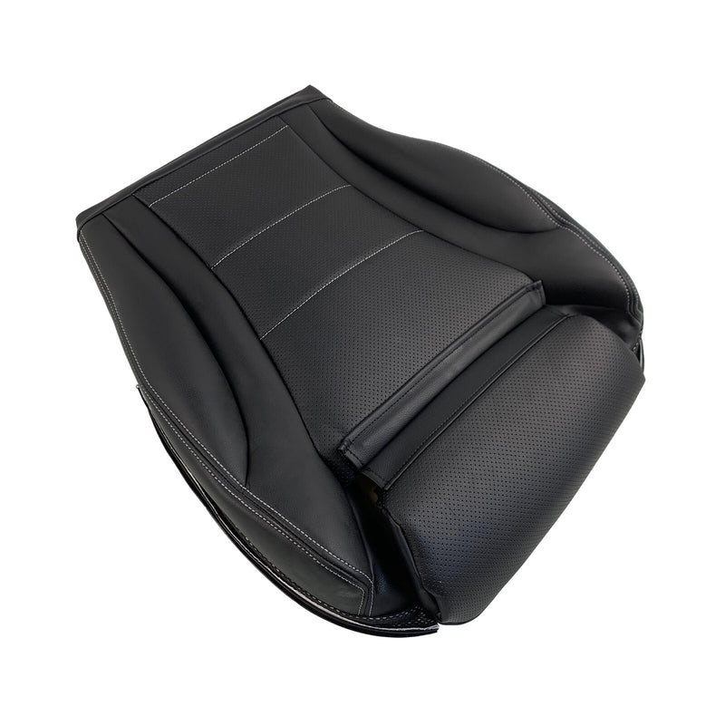 DURAFORCE Driver Side Bottom Leather Seat Cover Black For 2015-2021 Mercedes Benz C300