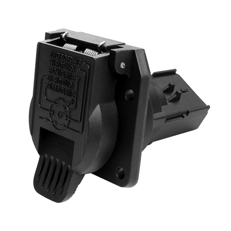 56038366AB Trailer Wiring 7 Way Pin Connector Plug For Ram Durango Chrysler