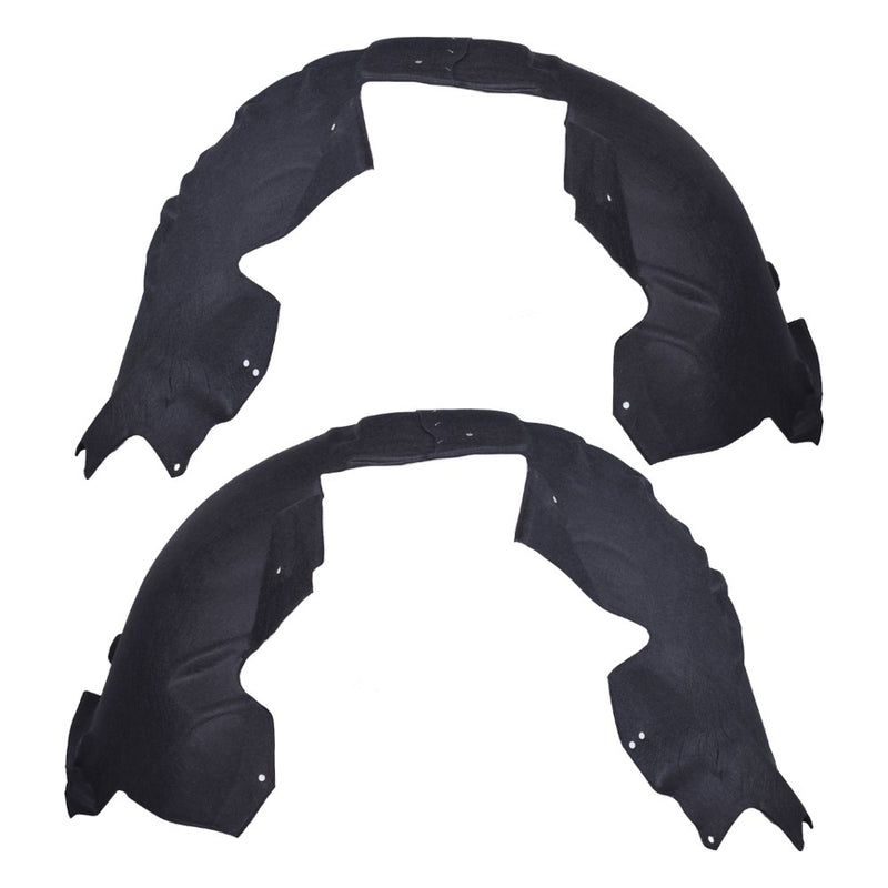 Front Driver Passenger Fender Liner Set with Clips for Audi A4 S4 2009 2012
