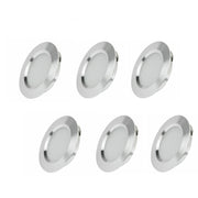 DURAFORCE 6X 12V LED Lights Recessed Ceiling light For RV Camper Interior Cool White 6400K