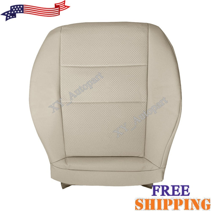 DURAFORCE For 2008-2014 Mercedes Benz C250 C300 C350 Driver Bottom Leather Seat Cover Tan