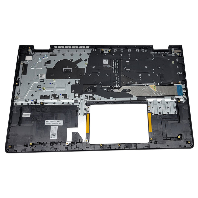 DURAFORCE New For Dell Inspiron 15 3510 3511 Palmrest Backlit Keyboard 054WVM Black 15.6"