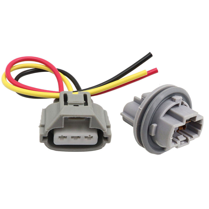 DURAFORCE For Toyota Tundra Front Turn Signal Light Connector Plug Harness & Bulb Socket
