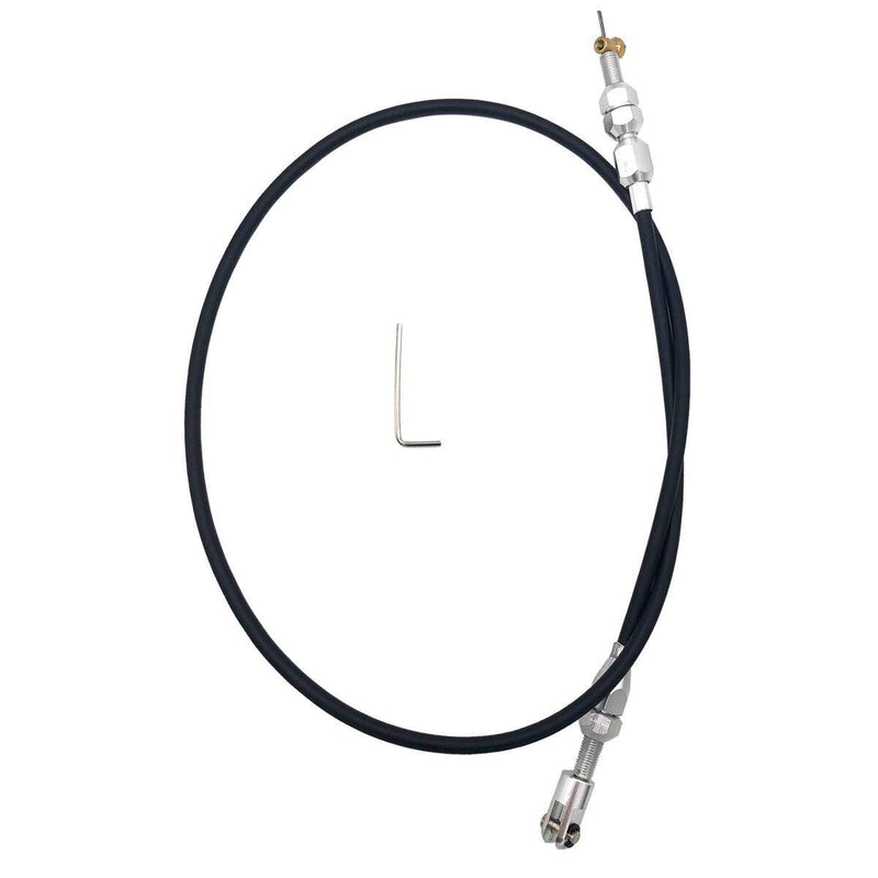 DURAFORCE 36" Stainless Steel Black Throttle Cable for LS1 Chevy 4.8 5.3 5.7 6.0 Engine LS