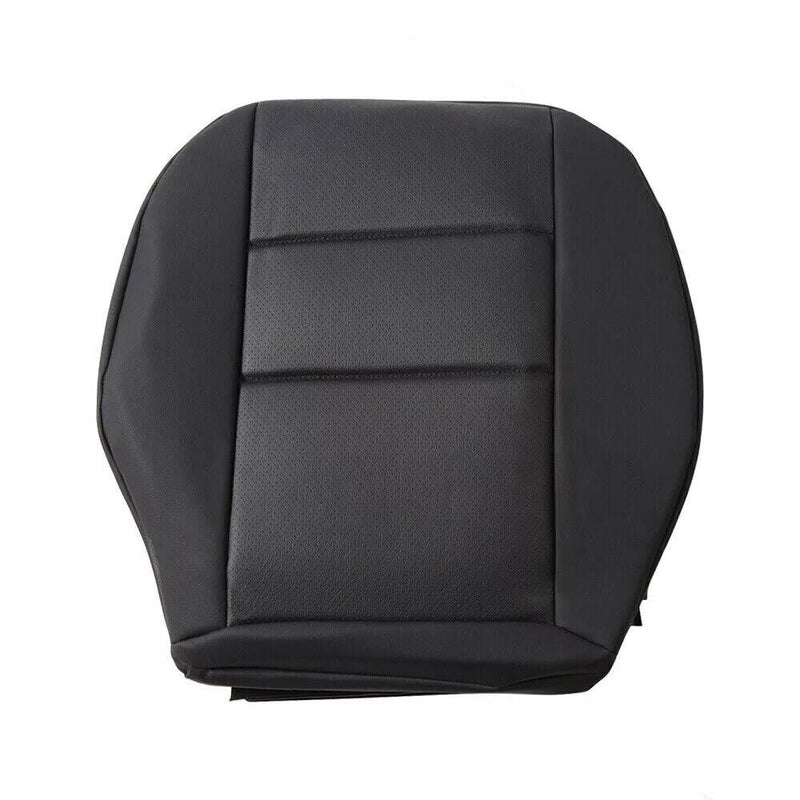 DURAFORCE For 2008-2014 Mercedes Benz C300 350 Driver Bottom Leather Seat Cover Black