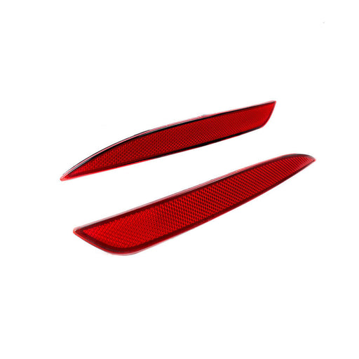 DURAFORCE Tail Rear Bumper Reflector Red Pair LH RH For Tesla Model Y 2022 2021 2020