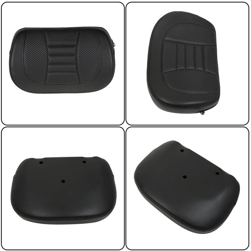 DURAFORCE For Touring CVO Glide Street 1996-up Passenger Backrest Pad With Black Stitching