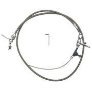 DURAFORCE for Chrysler 904 Tranny Kickdown Cable Kit Stainless Braided Kick Down Cable