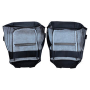 DURAFORCE 2015 to 2022 For GMC Canyon SLT Driver & Passenger Bottoms Leather Cover Black