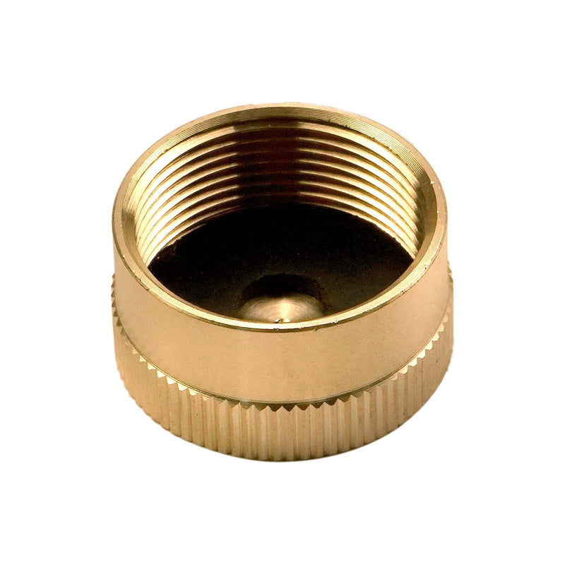 DURAFORCE 50PCS Solid Brass 1 LB Propane Bottle Cap Gas Tank Cylinder Protect Sealed Cap