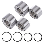 DURAFORCE Front & Rear Wheel Bearings For Polaris Ranger 400 425 500 570 700 800 ETX EV TM