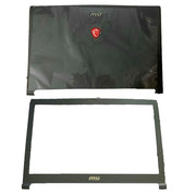 DURAFORCE NewBlack Lid Back Cover & Bezel For MSI GE72 GE72VR 6RF 7RF Pro MS-1791 MS-1794