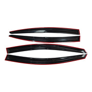 DURAFORCE 3D WAVY M STYLE WINDOW VISOR RAIN GUARD VENT FOR 2014-2018 KIA FORTE K3 SEDAN