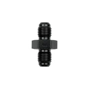 DURAFORCE 4 to 4 Male Flare Union Coupler Fuel Hose Fitting Coupling Aluminum Black 2x