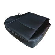 DURAFORCE For 2013-2018 Dodge Ram 1500 2500 Laramie Driver Bottom Leather Seat Cover Black