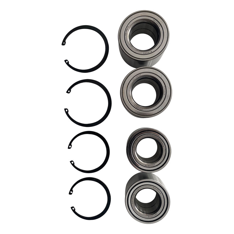 DURAFORCE Front & Rear Wheel Bearings For Polaris Ranger 400 425 500 570 700 800 ETX EV TM