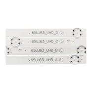 DURAFORCE New LED Strips For LG 65UJ6300 65UJ6050 65UJ6100 65UJ6307 65UJ63_UHD_A B C D