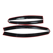 DURAFORCE New M Style Window Visors Rain Guards Deflector For 2011-2014 Hyundai Sonata