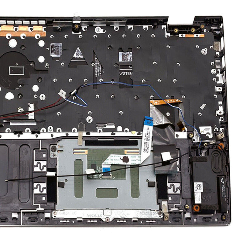 DURAFORCE For Dell Inspiron 15Pro 5510 5515 Palmrest Backlit Keyboard Touchpad 06P0TG Gray