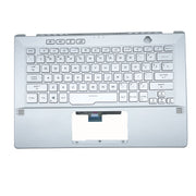 DURAFORCE For Asus GA401Q GA401 GA401I GA401U 14in Palmrest Cover Backlit Keyboard Silver