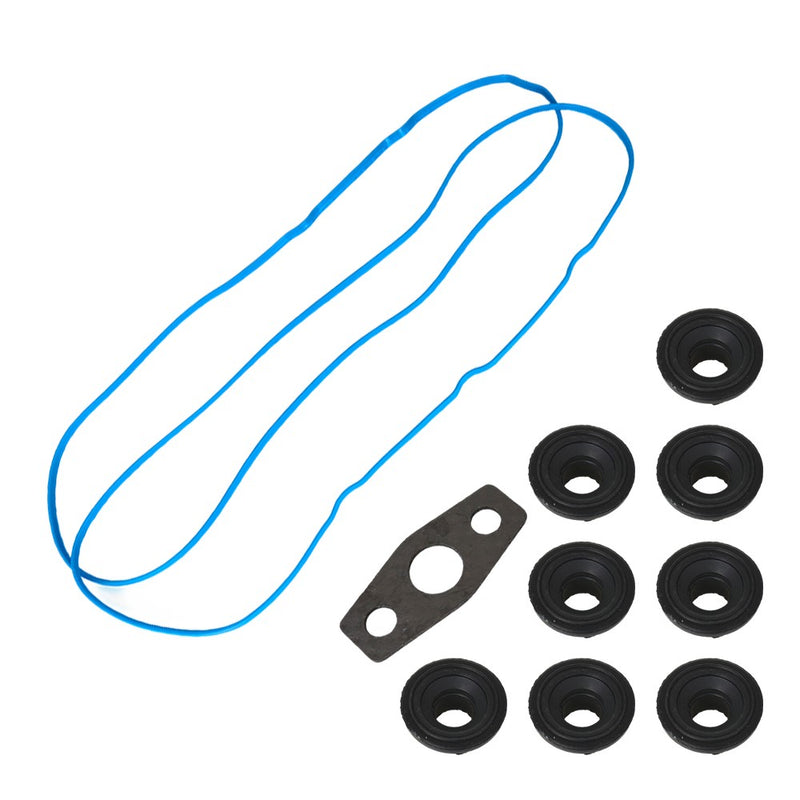 DURAFORCE For Chevy GMC 4.8/5.3/6.0/6.2/7.0L Valve Cover Graphite Gasket Set Grommets Kit