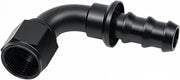 DURAFORCE 10AN 90 Degree Push Lock Hose Fitting End AN10 Female Swivel Push-on/Lock Hose