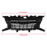 DURAFORCE NEW Front Upper Grille Replacement Grill Plastic For Chevrolet Colorado 15-20