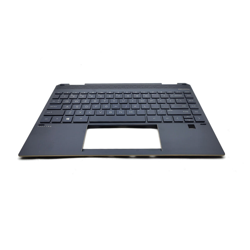DURAFORCE Blue Palmrest Backlit Keyboard For HP Spectre X360 13-AP 13-AP0013DX L37683-001