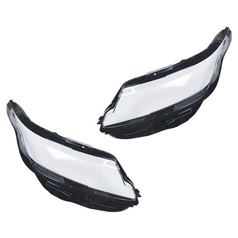 DURAFORCE Left & Right Headlight Clear Lens Cover For 2017-2024 Range Rover Velar