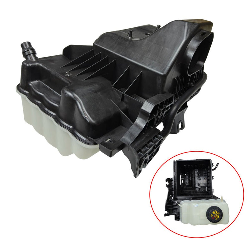 DURAFORCE Front Engine Coolant Reservoir w/ Cap For Ford F-150 2010-2014 V8
