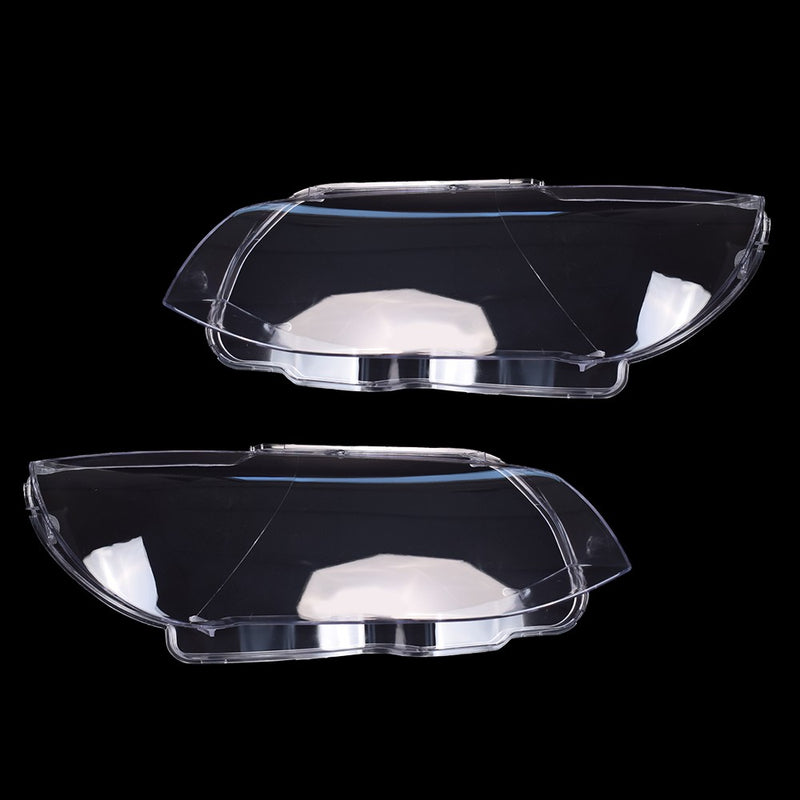 DURAFORCE A Pair For BMW E92 Coupe E93 328i 2010-2013 LCI Clear Headlight Lens Covers