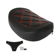 DURAFORCE Passenger Backrest Pad With Red Stitching For Touring CVO Glide Stree 1996-up