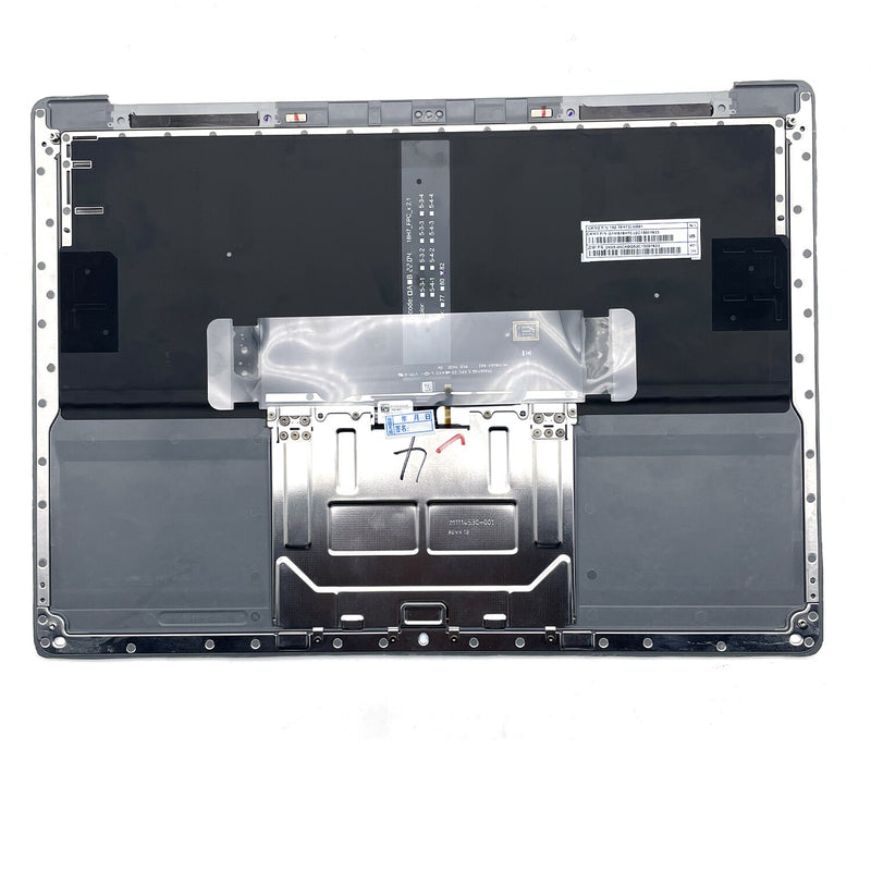 DURAFORCE For Microsoft Surface 3 4 13.5" 1867 1868 1950 US Palmrest Backlit Keyboard Gray