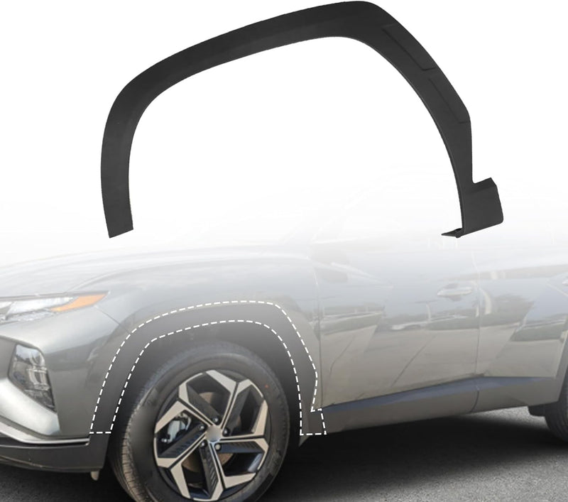DURAFORCE Fender Wheel Molding Front Left Driver Side For 2022-2024 Hyundai Tucson