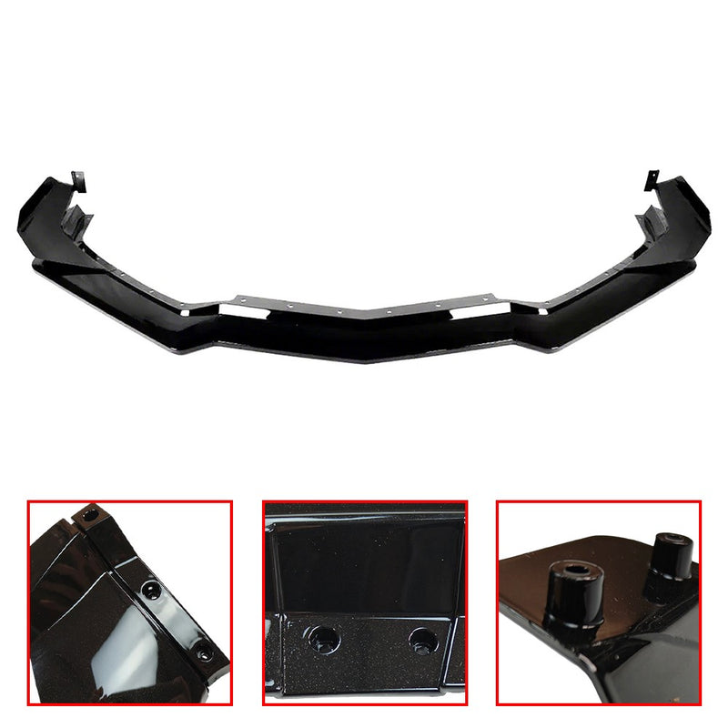 DURAFORCE For Corvette C8 Z51 STG 2020-2024 Gloss Black Front Bumper Lip Splitter