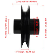 DURAFORCE 756-0978B Engine Pulley For Cub Cadet MTD RZT GTX LGT LT-1046 756-0978 756-0978A