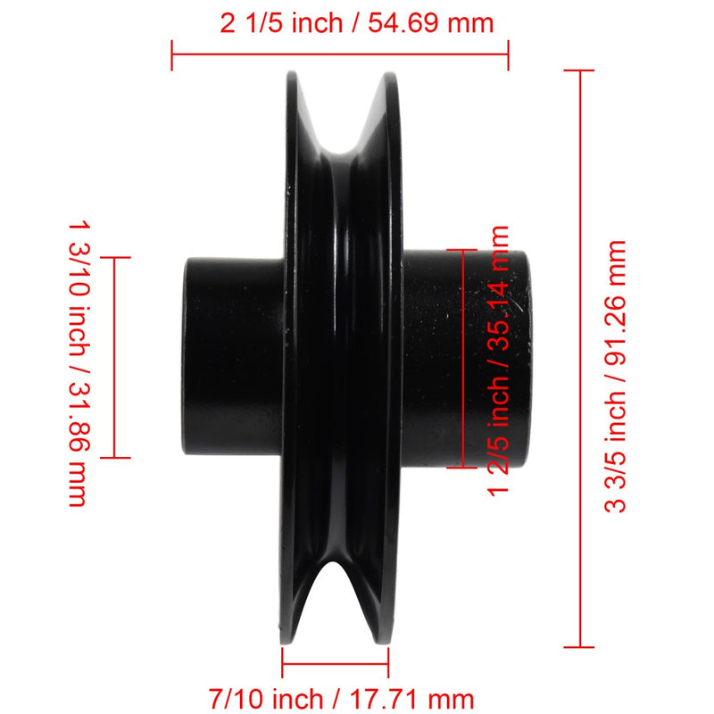 DURAFORCE 756-0978B Engine Pulley For Cub Cadet MTD RZT GTX LGT LT-1046 756-0978 756-0978A
