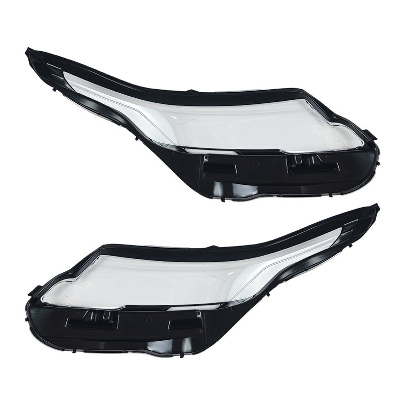 DURAFORCE Left & Right Headlight Clear Lens Cover For 2017-2024 Range Rover Velar