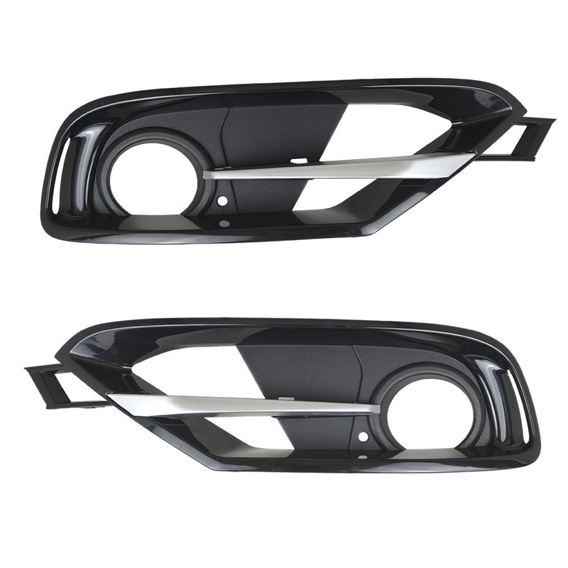 DURAFORCE For BMW 3 Series F30 F31 4pcs Front Bumper Fog Light Lamp Grille Covers Trim
