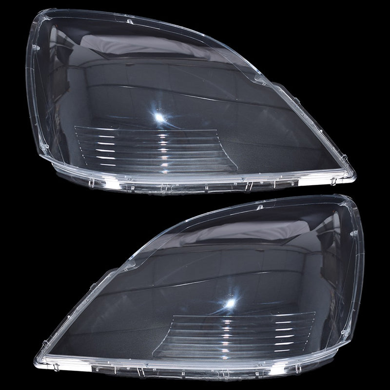 DURAFORCE Driver + Passenger Pair Headlamp Headlight Lens Covers For Lexus GX470 2003-2009