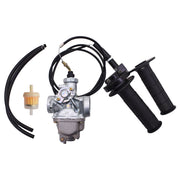 DURAFORCE Carburetor & Handle Grip Bar Throttle Cable For Yamaha TTR125 TTR125E TTR125LE