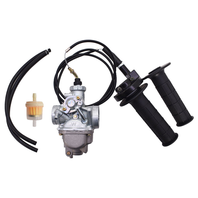DURAFORCE Carburetor & Handle Grip Bar Throttle Cable For Yamaha TTR125 TTR125E TTR125LE