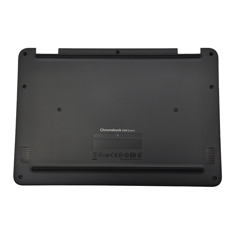 DURAFORCE Lower Bottom Base Case Cover For Dell Chromebook 3100 2-in-1 PPWP2 0PPWP2 Black