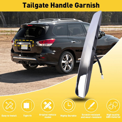 DURAFORCE Center Back Door Finisher Assy for 2013-20 Nissan Pathfinder 4-Door 3.5L V6 GAS