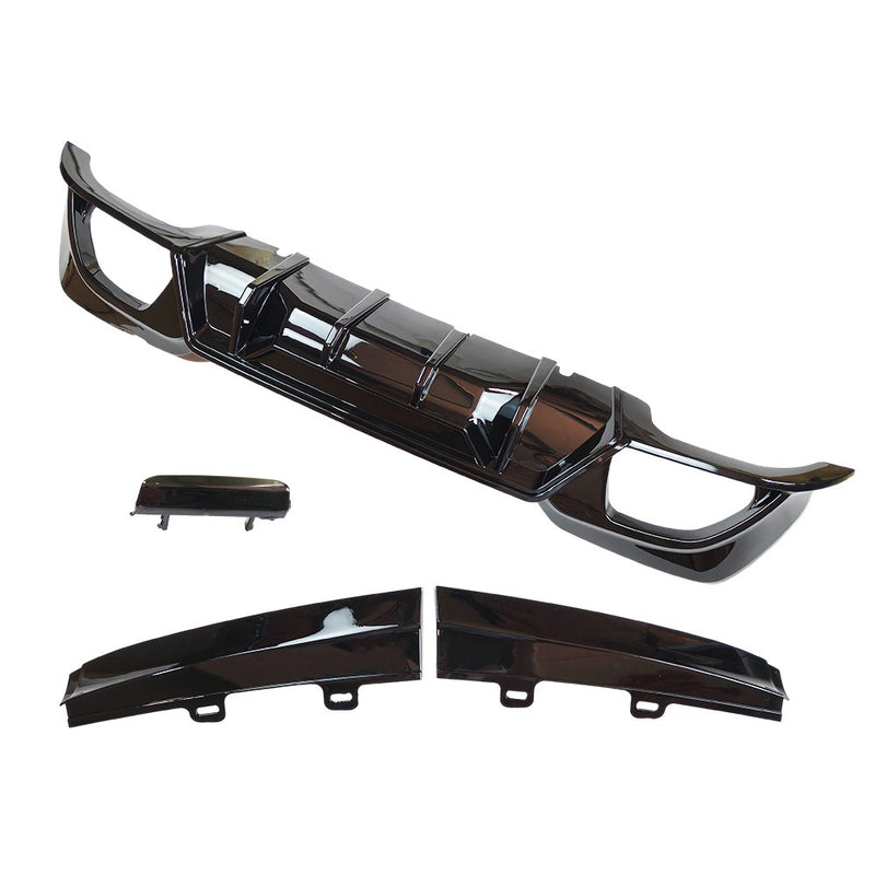 DURAFORCE Gloss Black Rear Diffuser For BMW 330e xDrive 2022 Base Sedan 4-Door L4 2.0L